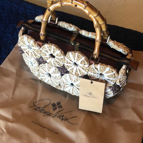 Patricia Nash Bags Patricia Nash Wicker Palmarola Starburst Satchel